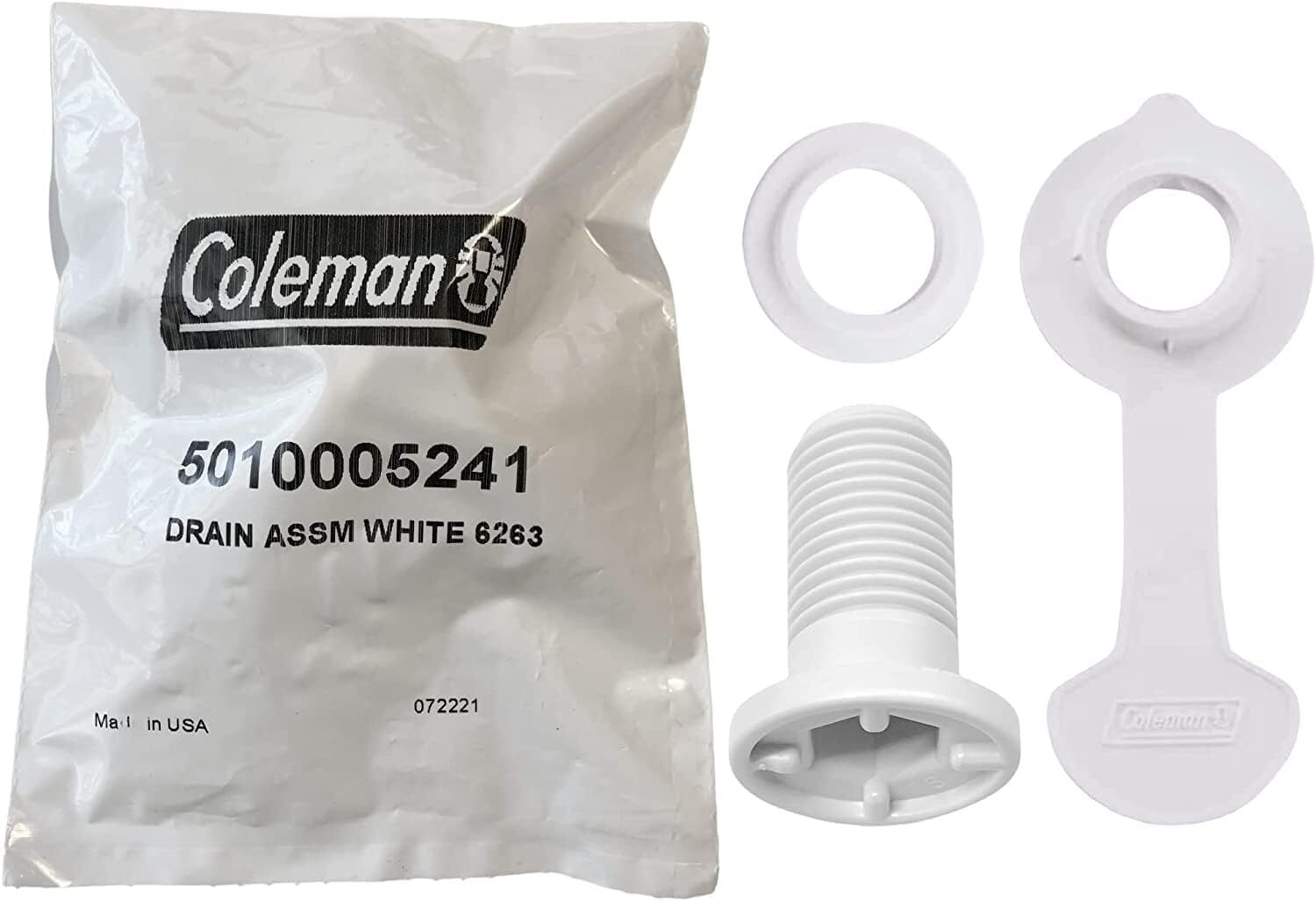 Coleman 6263-5071 50qt Xtreme Drain Plug Assembly for sale online 