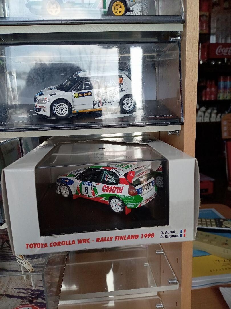 1/43ラリーカー　7台セット 1/43 Rally Car Diecast minicar set of 7 lancia toyota F/S
