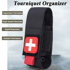 Tactical Tourniquet Kit Application First Aid Trauma Medical Shears Molle Pouch