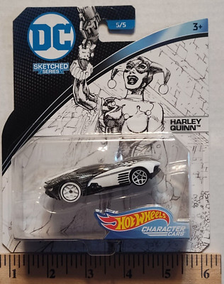 Hot Wheels Character Cars DC Sketched Series Harley Quinn