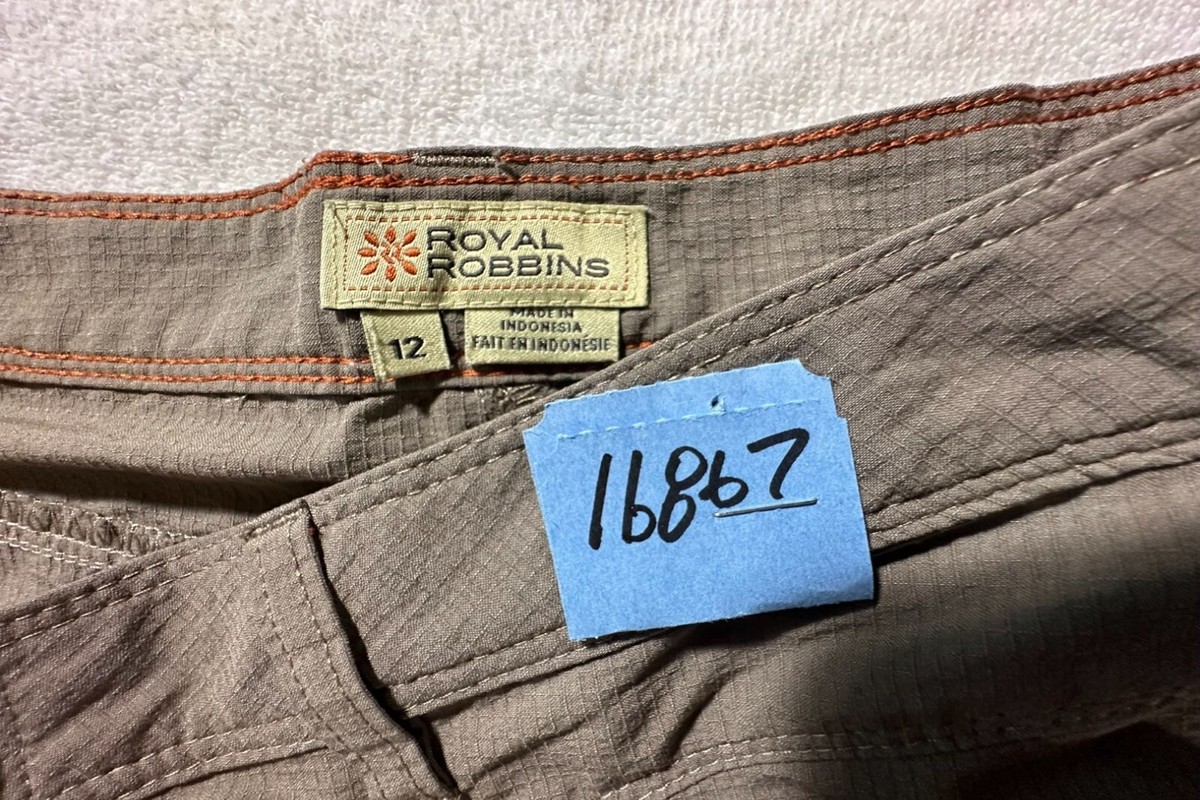 ⭐︎⭐︎ Royal Robbins women's gray skirt 12 zip lightweight stretch
