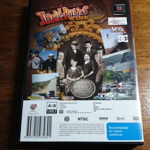 Thrillbillies Double Wide DVD R4 LIKE NEW FREE POST - Picture 2 of 3