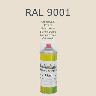 TRISTARcolor RAL 9001 Cremeweiss Spraydose – 400 Ml, Matt, Schnelltrocknend, Made In Germany