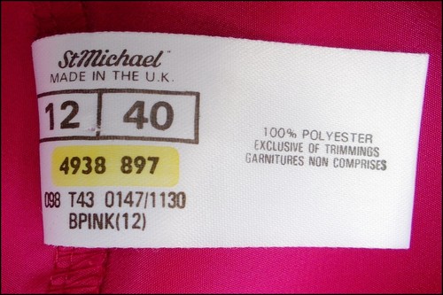 Vintage 1980s top ST MICHAEL cerise vest camisole fits size 10 UK - Picture 5 of 5
