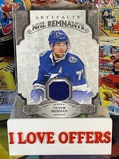 2019-20 ARTIFACTS NHL REMNANTS VICTOR HEDMAN JERSEY LIGHTNING CSTORE NAME