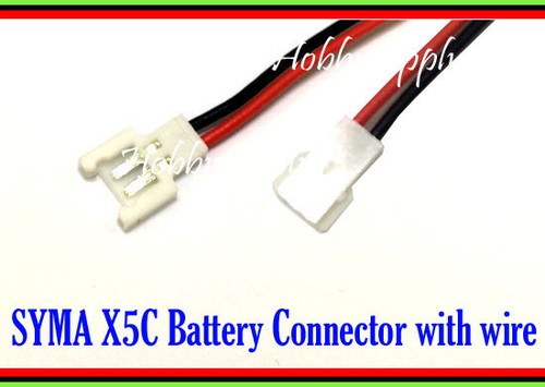 SYMA X5C MJX X916H JJRC H37 51005 2-Pin 2.0mm Male Female Connector wire 5 pairs