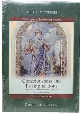 The Great Courses: Consciousness and Its Implications 2 DVD s & Guidebook New