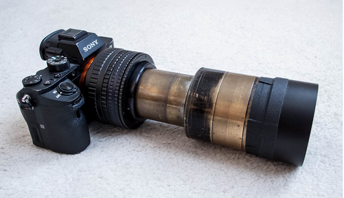 TAYLOR HOBSON ULTIMUM PETZVAL PROJ LENS 146mm f2.2 SWIRLY BOKEH ADAPT TO DIGITAL - Picture 5 of 9