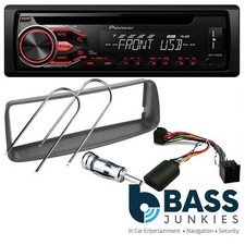 Peugeot 206 Pioneer DEH-1800UB Car Stereo & Steering Wheel Interface Fitting Kit