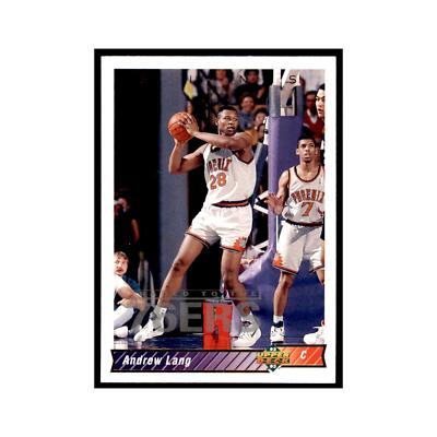 1992 Upper Deck Andrew Lang Basketball Cards #71 | eBay