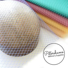 1960s / 1970s Vintage Plain Veiling for Millinery, Hat Making, Fascinators - 1m