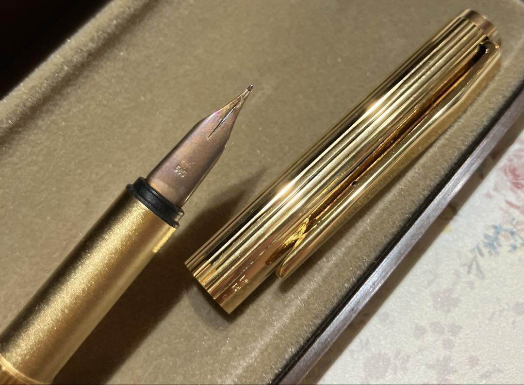 MONT BLANC Montblanc 14K gold fountain pen 585 | eBay
