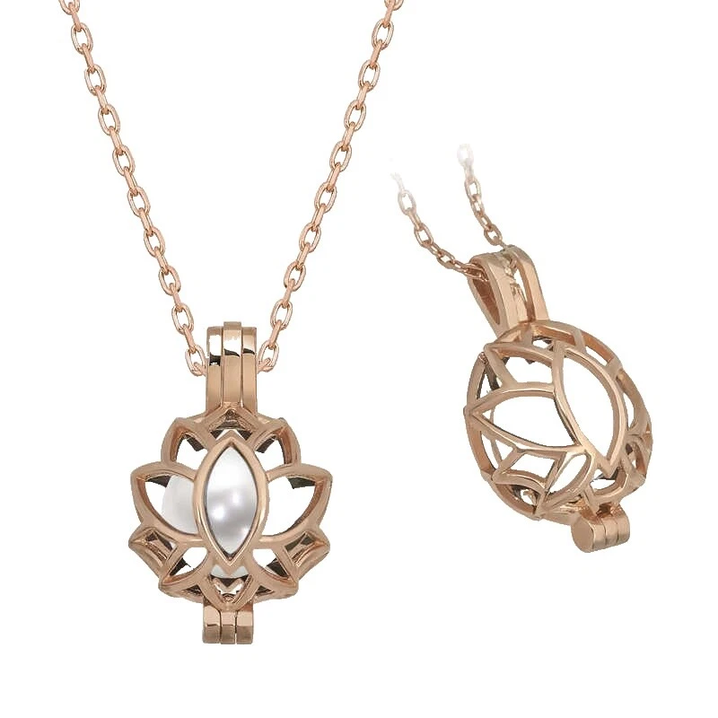 Rose Gold Love Locket Fashion Necklaces & Pendants