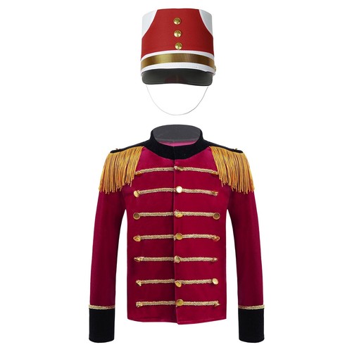 Kids Boys Classic Medieval Retro Suit Tops King Prince Role Play Party Costume - Picture 20 of 39