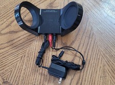 Sony MDRRF970R Wireless RF Stereo Transmitter Black With Charger Power Adapter