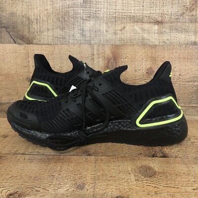 Adidas Ultra Boost Mens Size 8 Black Solar Yellow DNA CC1 Shoes