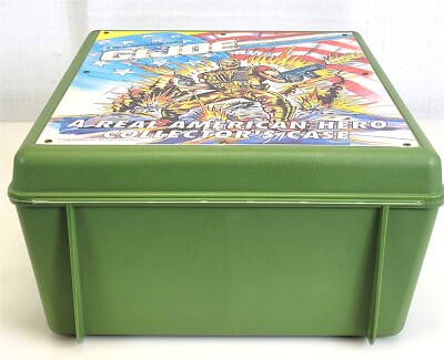 ビンテージ　GIJOE アメリカ製 元箱付き Vtg GI Joe Storage Box 1993 Mail Away Collectors Kit 'American