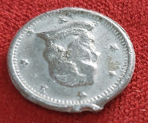Ficha de medalla de plomo de la exposición colombiana de Chicago de 1892 - Imagen 3 de 3