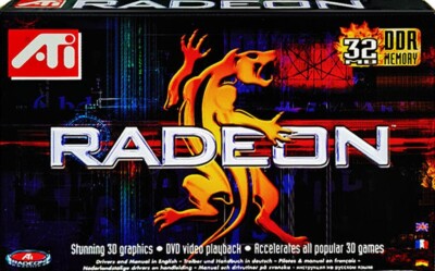 ATI Radeon 32MB DDR, 2X/4X AGP, Vintage 2000 Collectible, New! MISB!!