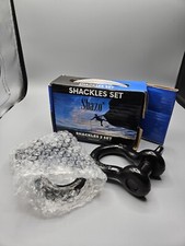 New Shazo Shackles Set Rock Climbing 3/4 Set Of 2 Black