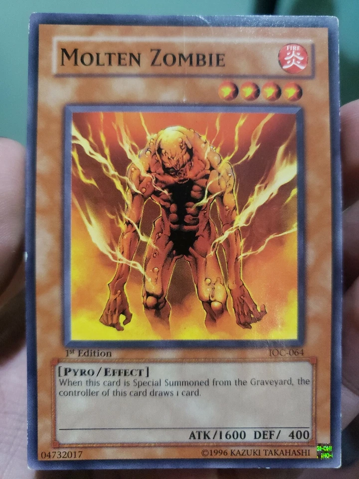 Yugioh: MOLTEN ZOMBIE - [IOC-064] - [Common] - [1st Edition] - LP - Image 2 of 4
