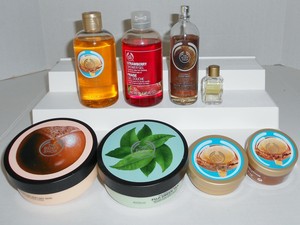The Body Shop Mixed Lot - Fuji Green Tea Butter Shea Argan ...