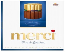 MERCI Finest Selection Assorted Milk Chocolate Sticks 250g 8.8oz