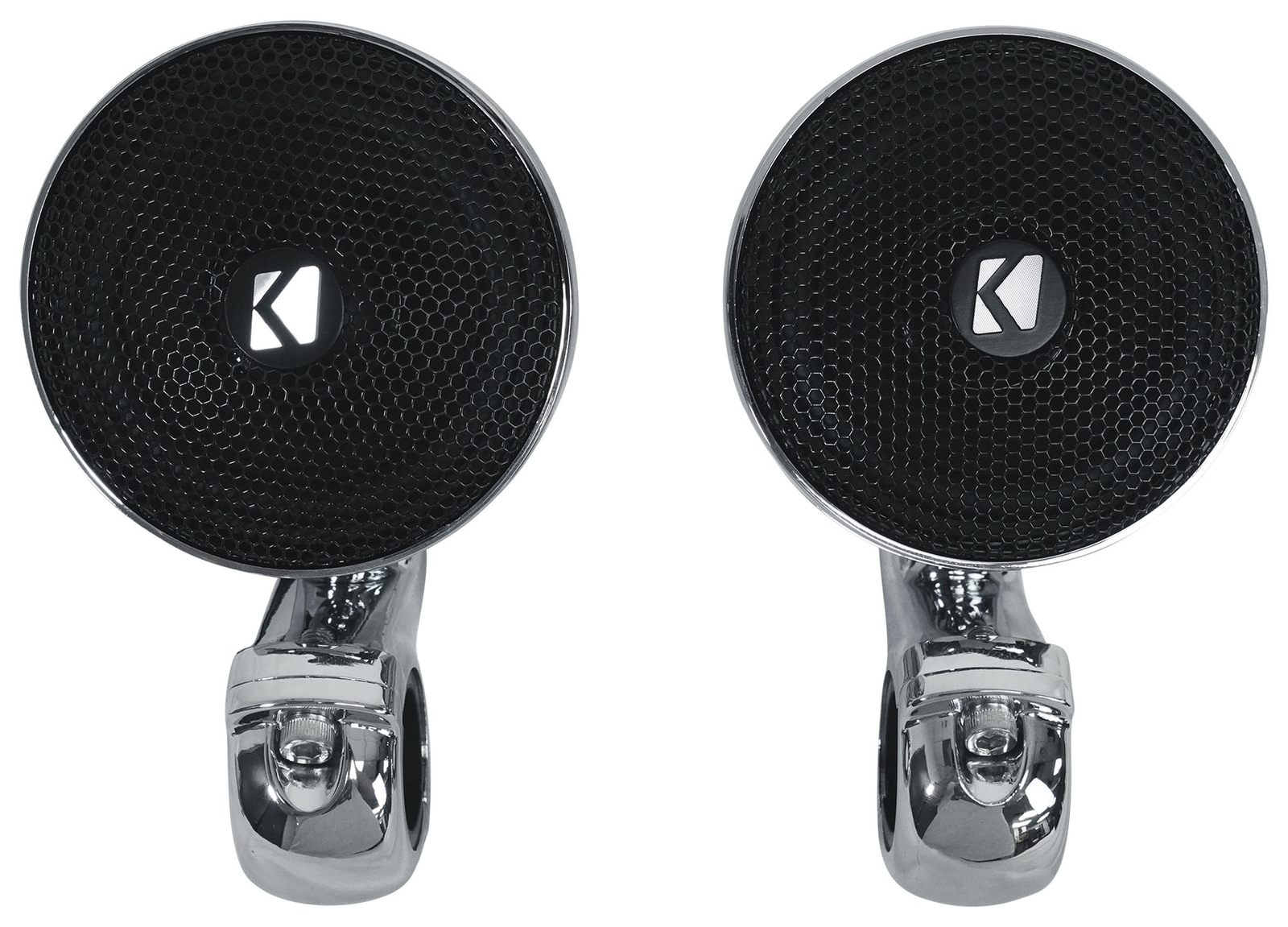 2 Kicker 47PSM34 3 Колонки на руль мотоциклаквадроцикла PSM мощностью 100 Вт хромированные PSM34