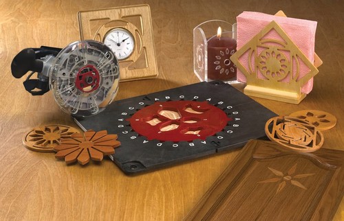 1207 Design/Inlay Kit - Router Template Jig Black and Red Small - Picture 5 of 5
