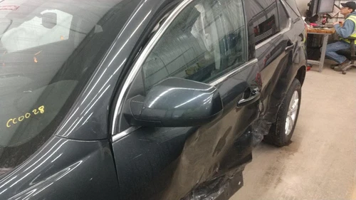 OEM Side View Door Mirror For Equinox Left Blk-Txt Gry-Cvr Pwr Cvr-Scratch