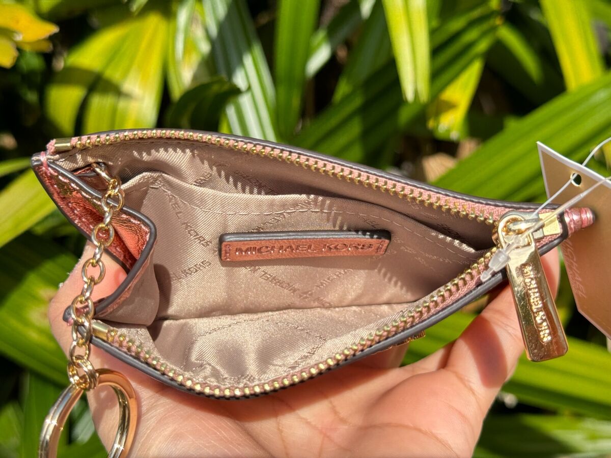 MICHAEL KORS JET SET TRAVEL SMALL COIN POUCH ID HOLDER MICHAEL KORS JET SET TRAVEL SMALL COIN POUCH ID HOLDER