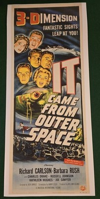 It Came From Outer Space 13x30 Reproduction Poster Daybill