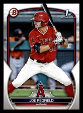 Joe Redfield 2023 1st Bowman Draft #BD-122 Angels ROOKIE - Free Shipping