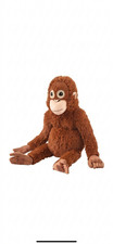 IKEA DJUNGELSKOG Orangutan Plush Soft Toy Brown 66cm Large Stuffed Animal Kids G