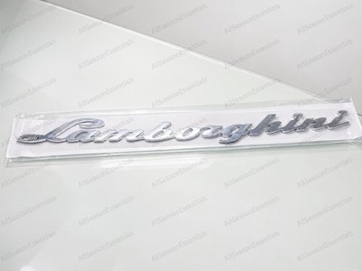 NEW Genuine Lamborghini Urus Rear Badge Emblem Script Logo Chrome OEM 4ML853742C