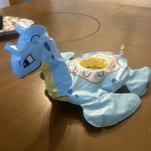 Pokemon Center Summer Days Pool Inflatable Lapras Can Beverage Holder