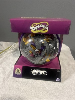 Perplexus, Epic 3D Gravity Maze Game Brain Teaser Fidget Toy Puzzle Ball, New