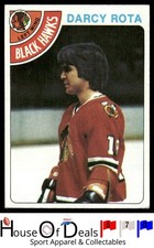 1978-79 Topps #47 Darcy Rota Chicago Blackhawks NHL Hockey Card