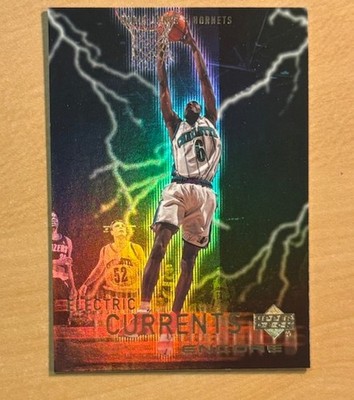 Eddie Jones 1999-00 Upper Deck Encore ELECTRIC CURRENT HOLO Insert Card #EC17