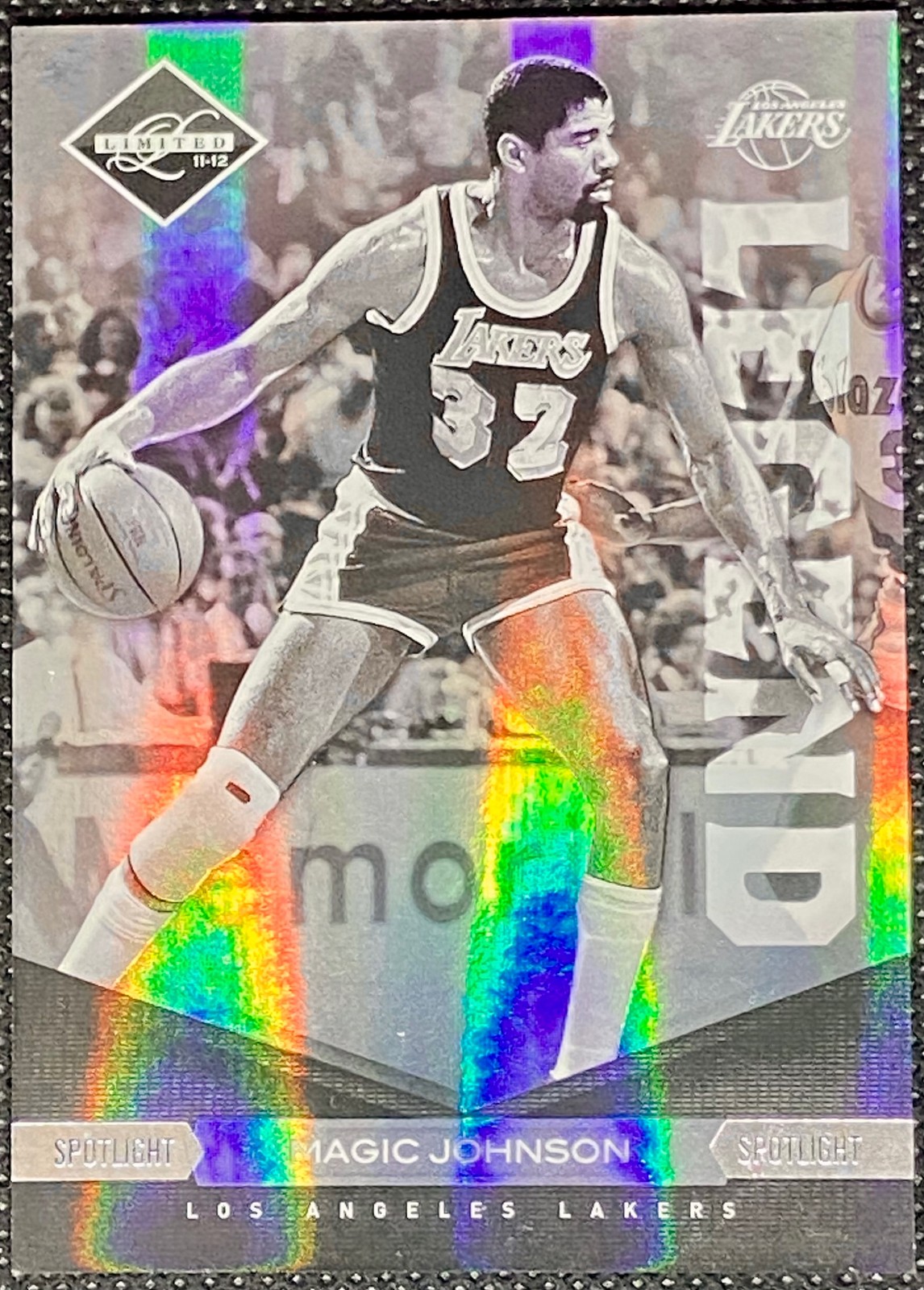 2011-12 Panini Limited #149 Magic Johnson Silver Spotlight #d /49 LAKERS