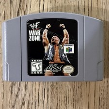 WWF War Zone N64 (Nintendo 64, 1998) Authentic Cartridge Only Tested  Wrestling 