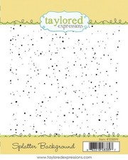 Taylored Expressions Stamp TEBB99 Splatter Background