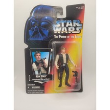 Star Wars Power of the Force Han Solo Action Figure Heavy Assault Rifle 1995 New