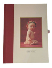 ANNE GEDDES Photo Album Red Garland Baby Memory Book Scrapbook Babies Vintage
