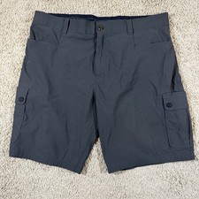 Orvis Tech Stretch Cargo Shorts Men's Size 40 Gray Golf Fishing Hiking