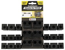 Tool Box Storage Mounts for DeWalt TSTAK Range - Black, 3 Pack - OM-STAK-3