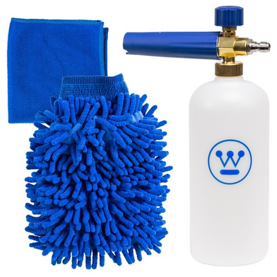 #ad Westinghouse Auto Pressure Washer Accessory Kit Foam Cannon Mitt Towel $55.69