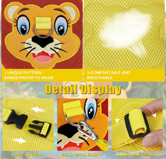  Anti Lost Wrist Link Child Kids Safety Harness Kids Walking Wristband Assistant