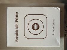 Mini Portable Printer USB Compatible with Paper Rolls New