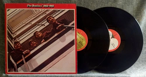 THE BEATLES ❤️ 1962-1966 Vinyl 2x LP Apple Records Gatefold Double Album 1973 EX